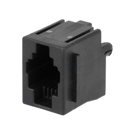 Soclu RJ9 cu Blocare Panou 4p4c THT Drept | Electronic-mag.ro | Componente Electronice