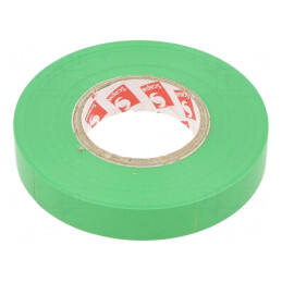 Bandă electroizolantă verde 12mm x 25m | Electronic-mag.ro | Componente Electronice