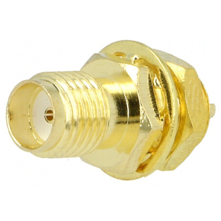 Soclu SMA Mamă Montare Panou | Electronic-mag.ro | Componente Electronice