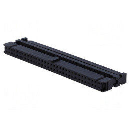 Mufă IDC Mamă 64 PIN Presare Cablu 1,27mm Neagră | Electronic-mag.ro | Componente Electronice
