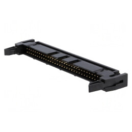 Soclu IDC Tată 64 PIN cu Ejector Negru THT 2.54mm | Electronic-mag.ro | Componente Electronice