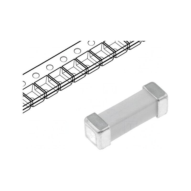 Siguranță întârziere 1,25A 600VAC SMD ceramică | Electronic-mag.ro | Componente Electronice
