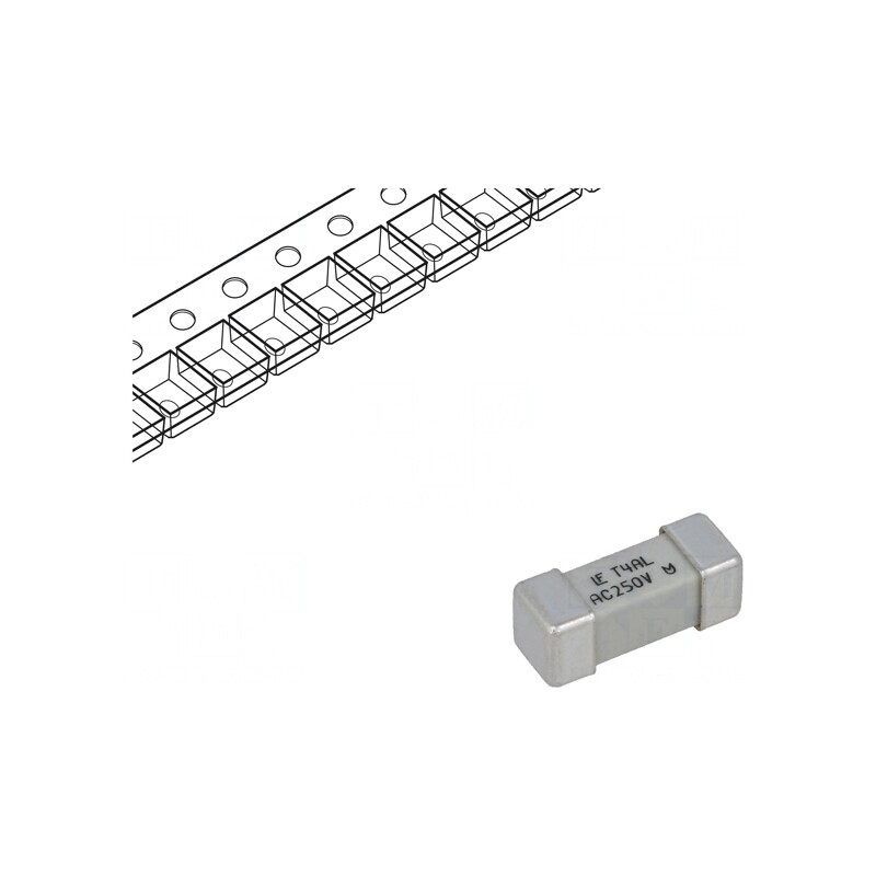 Siguranță Întârziere 4A 250V SMD Ceramică