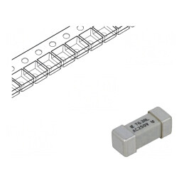 Siguranţă: siguranţă; întârziere; 6,3A; 250VAC; 250V; SMD; ceramică