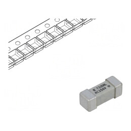 Siguranţă: siguranţă; întârziere; 3,5A; 250VAC; 250V; SMD; ceramică