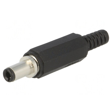 Mufă alimentare DC 5,5/2,5mm cu manşon pe cablu 9,5mm | Electronic-mag.ro | Componente Electronice