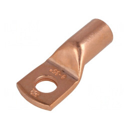Vârf inelar tubular M8 35mm2 cupru crimpat pe cablu 33,5mm | Electronic-mag.ro | Componente Electronice