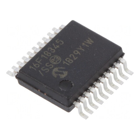 Microcontroler PIC16 14kB 32MHz 2,3-5,5V SMD SSOP20 | Electronic-mag.ro | Componente Electronice
