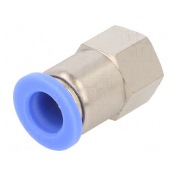 Racord Push-In Alamă Nichelată 0-60°C 0,95-15bar | Electronic-mag.ro | Componente Electronice