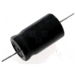 Condensator electrolitic bipolar 33uF 100V THT Ø12x30mm | Electronic-mag.ro | Componente Electronice