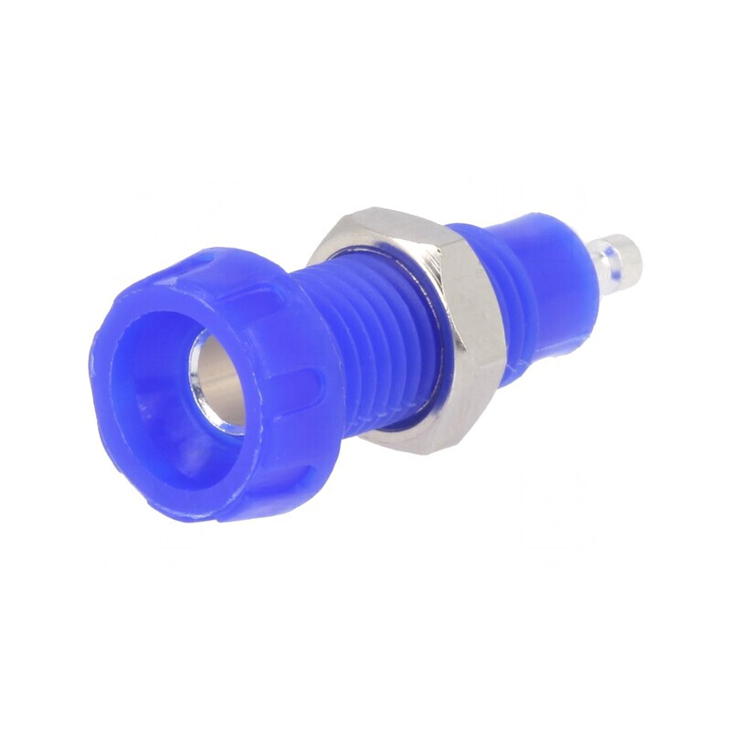 Soclu Banană 4mm Albastru 10A 50VDC | Electronic-mag.ro | Componente Electronice Soclu Banană 4mm Albastru 10A 50VDC | Electronic-mag.ro | Componente Electronice