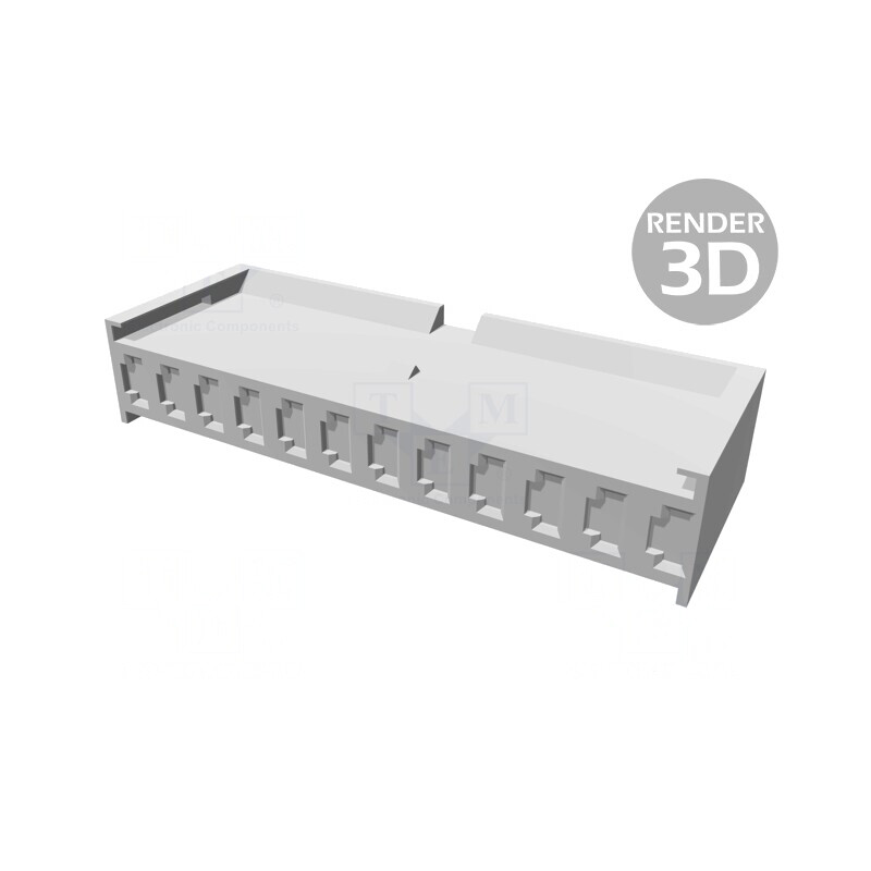Mufă Cablaj Mamă 12 Pini 3,96mm | Electronic-mag.ro | Componente Electronice