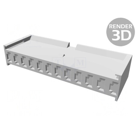 Mufă Cablaj Mamă 12 Pini 3,96mm | Electronic-mag.ro | Componente Electronice