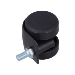 Roți mobilier Ø40mm H44mm torsională ax 40kg | Electronic-mag.ro | Componente Electronice