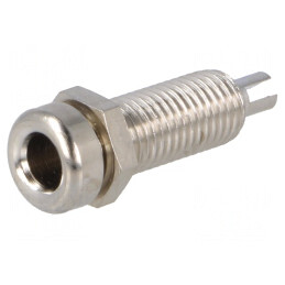 Soclu Banană 4mm Nichelat 16A 70V | Electronic-mag.ro | Componente Electronice