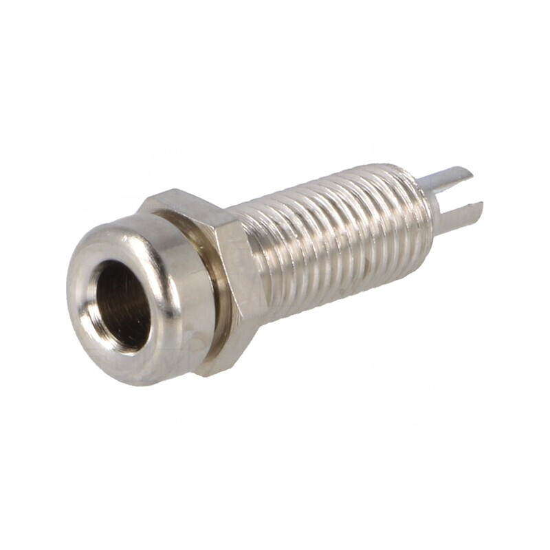 Soclu Banană 4mm Nichelat 16A 70V | Electronic-mag.ro | Componente Electronice