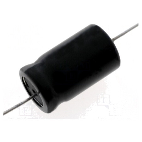 Condensator electrolitic bipolar THT 3,3uF 100V 10x30mm | Electronic-mag.ro | Componente Electronice