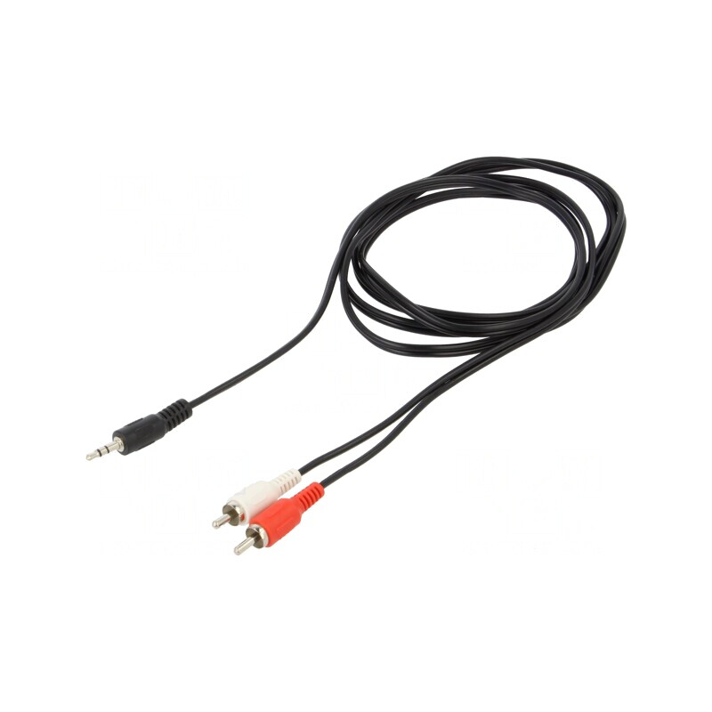 Cablu Audio Jack 3.5mm la RCA 3m Negru | Electronic-mag.ro | Componente Electronice Cablu Audio Jack 3.5mm la RCA 3m Negru | Electronic-mag.ro | Componente Electronice