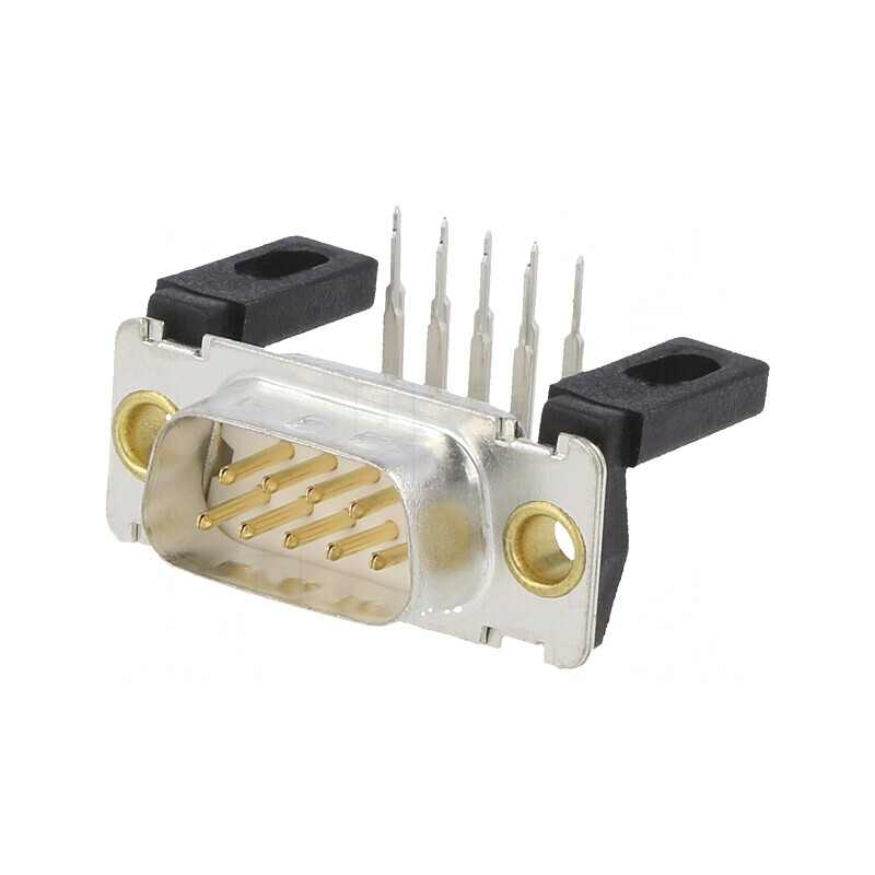 Conector D-Sub 9-Pin PCB 90° THT 5A | Electronic-mag.ro | Componente Electronice