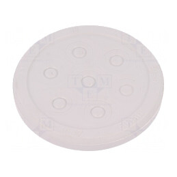 Garnitură Gri Deschis cu Orificii 50mm | Electronic-mag.ro | Componente Electronice