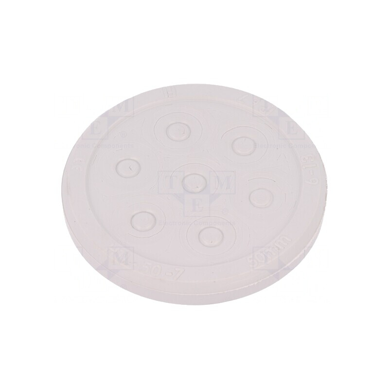 Garnitură Gri Deschis cu Orificii 50mm | Electronic-mag.ro | Componente Electronice