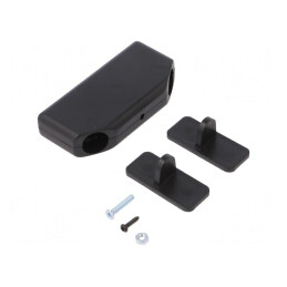 Carcasă alarmă ABS neagră 35x72x15mm | Electronic-mag.ro | Componente Electronice