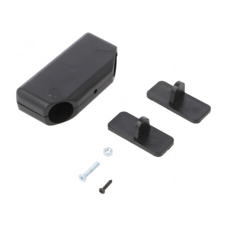 Carcasă alarmă ABS neagră 35x72x18 mm | Electronic-mag.ro | Componente Electronice