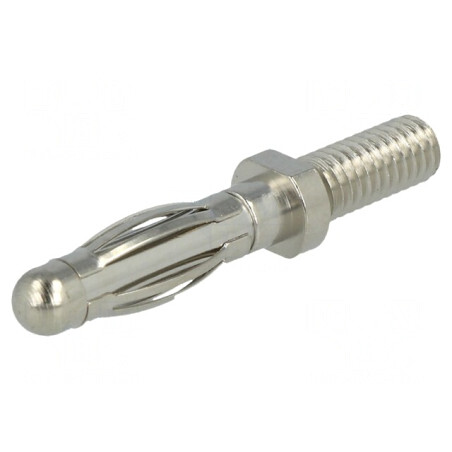 Mufă Banană 4mm 32A Nichelată M4 | Electronic-mag.ro | Componente Electronice