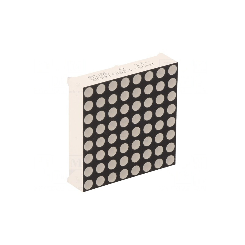 Afişaj LED Matrice 8x8 Ambră 32x32x8mm | Electronic-mag.ro | Componente Electronice