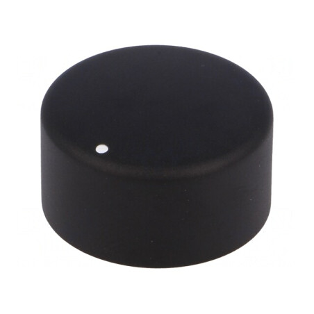 Buton rotativ aluminiu Øax 6mm | Electronic-mag.ro | Componente Electronice