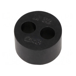 Insert Presetupă 8mm M32 IP68 Cauciuc NBR 2 Orificii | Electronic-mag.ro | Componente Electronice