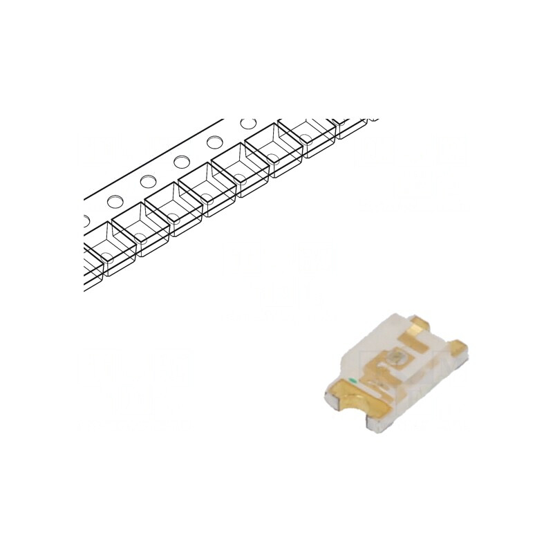 LED SMD 1206 Verde 3,2x1,6mm