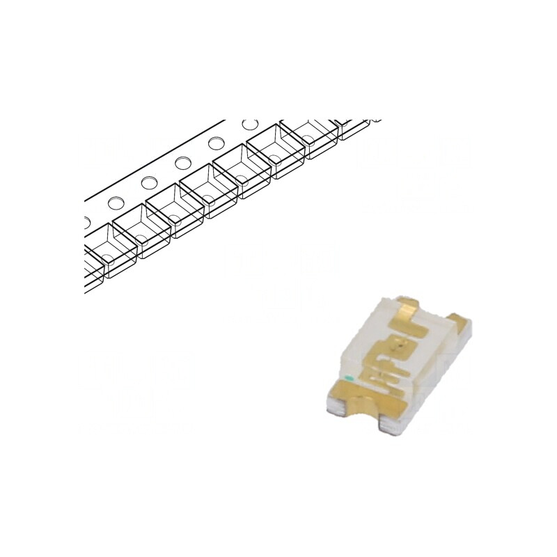 LED SMD Albastru 1206 3,2x1,6mm 3,5-4V | Electronic-mag.ro | Componente Electronice