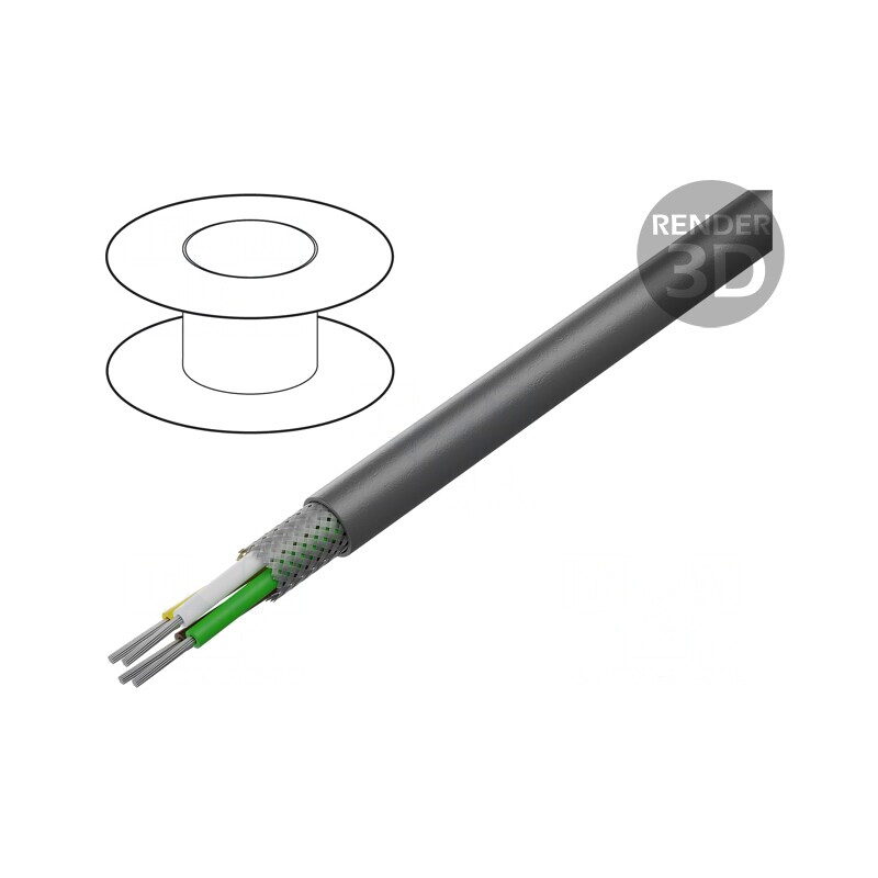 Cablu LiYCY 4x26AWG Ecranat PVC | Electronic-mag.ro | Componente Electronice Cablu LiYCY 4x26AWG Ecranat PVC | Electronic-mag.ro | Componente Electronice