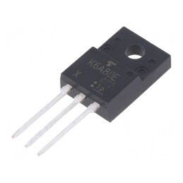 Tranzistor: N-MOSFET; unipolar; 800V; 6A; Idm: 18A; 45W; TO220FP