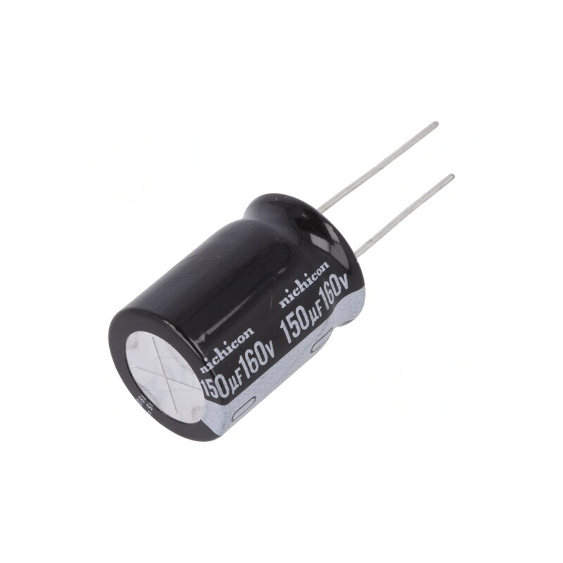 Condensator Electrolitic THT 150uF 160V 18x25mm 20% | Electronic-mag.ro | Componente Electronice