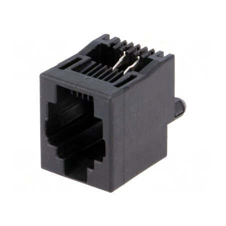 Soclu RJ14 6p4c THT 16,51mm | Electronic-mag.ro | Componente Electronice