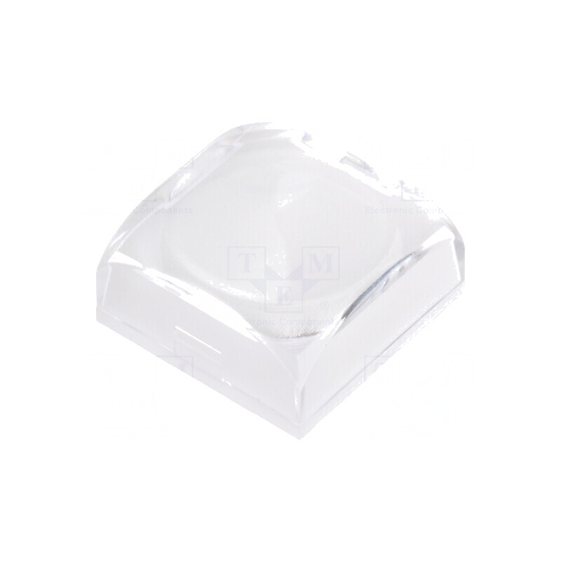 Capison Negru Transparent KP 15x15x6.1mm | Electronic-mag.ro | Componente Electronice