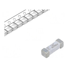 Siguranţă: siguranţă; întârziere; 1A; 280VAC; 280V; SMD; ceramică