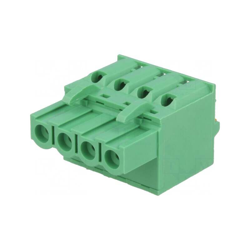 Regletă de Conexiuni Deconectabilă 5,08mm 4 Piste Drept Mufă | Electronic-mag.ro | Componente Electronice
