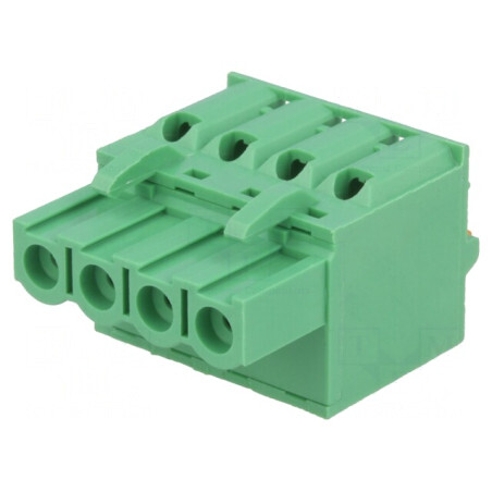 Regletă de Conexiuni Deconectabilă 5,08mm 4 Piste Drept Mufă | Electronic-mag.ro | Componente Electronice