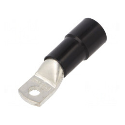 Conector Cablu Negru Crimpat M6 50mm² | Electronic-mag.ro | Componente Electronice