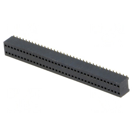 Soclu pini mamă 72 drept 1,27mm SMT 2x36 | Electronic-mag.ro | Componente Electronice