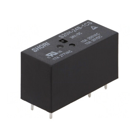 Releu Electromagnetic SPDT 24VDC 12A | Electronic-mag.ro | Componente Electronice