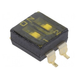 Comutator DIP Switch 2 Pozitii SMD 24V | Electronic-mag.ro | Componente Electronice