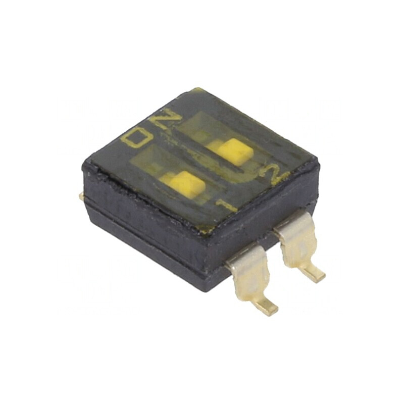 Comutator DIP Switch 2 Pozitii SMD 24V | Electronic-mag.ro | Componente Electronice