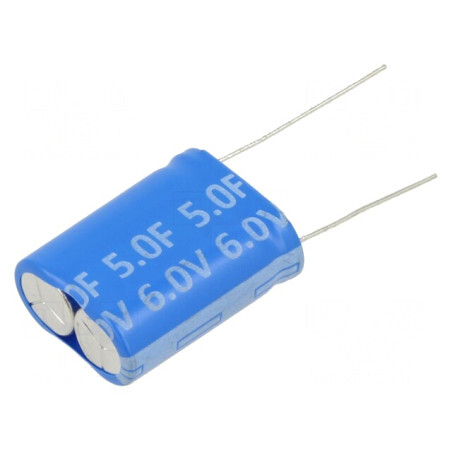 Supercondensator THT 5F 6V 21x26x10mm | Electronic-mag.ro | Componente Electronice