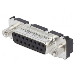 Conector D-Sub 15 PIN Soclu Mamă PCB Drept THT | Electronic-mag.ro | Componente Electronice