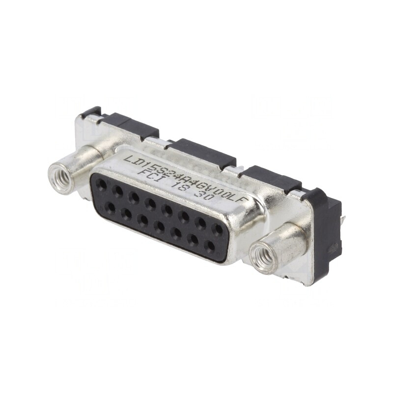 Conector D-Sub 15 PIN Soclu Mamă PCB Drept THT | Electronic-mag.ro | Componente Electronice