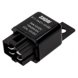 Releu Electromagnetic SPST-NO 12V 30A | Electronic-mag.ro | Componente Electronice